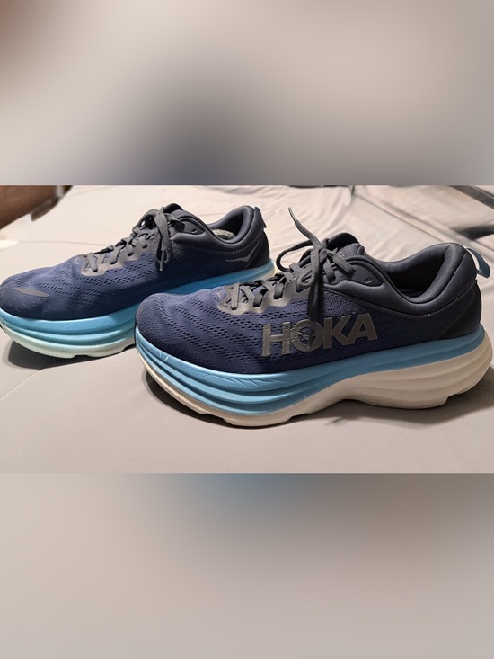 Hoka Other - Hoka Navy and Teal Lace-Up Running Shoe